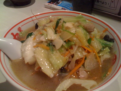 蒙古タンメン中本の湯麺